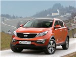 Kia Sportage 2014 вид спереди