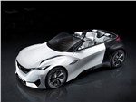 Peugeot Fractal Concept 2015 вид спереди сверху 2
