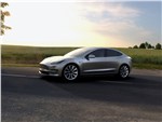 Tesla Motors Model 3 - Tesla Model 3 concept 2016 вид спереди сбоку