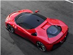 Ferrari SF90 Stradale 2020 вид сверху