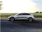 Tesla Model 3 concept 2016 вид сбоку