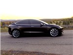 Tesla Model 3 concept 2016 вид сбоку 2