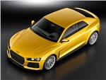 Audi Sport quattro Concept 2013 вид спереди сверху