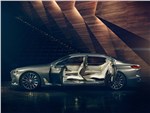 BMW Vision Future Luxury Concept 2014 вид сбоку с открытыми дверями