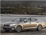 Kia K900 2014 вид сбоку серая