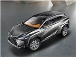 Lexus LF-NX концепт 2013 вид сверху