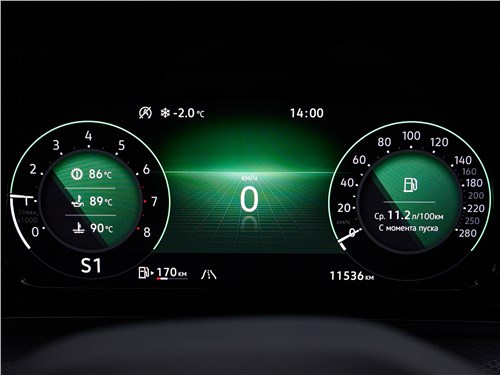 Volkswagen Golf GTI (2021) приборная панель