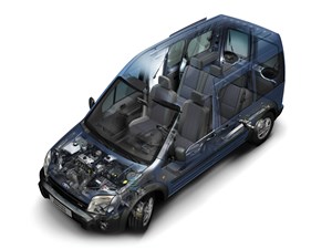Предпросмотр ford tourneo connect 2008 рентген пассажирского кузова