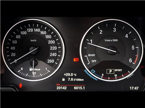 BMW X1 2016 приборная панель