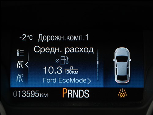Ford Focus 2014 приборная панель