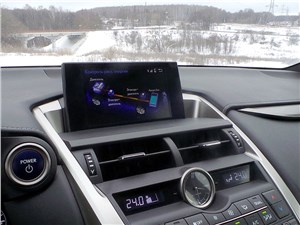 Lexus NX 2014 монитор