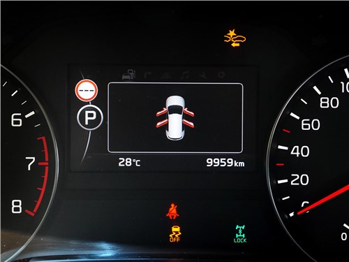 Kia Sportage 2016 приборная панель