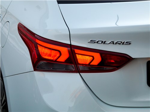 Hyundai Solaris 2017 задний фонарь