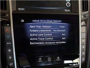 Infiniti Q50S Hybrid 2013 центральная консоль