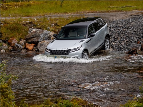 Land Rover Range Rover Velar 2018 преодоление водной преграды