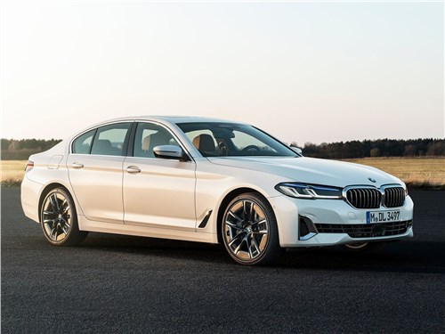 “Большая немецкая тройка” 5 series - BMW 5-Series 2021 вид спереди