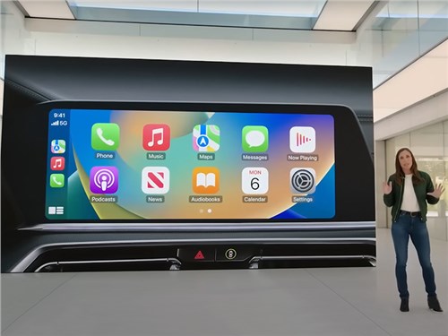 Представлен новый интерфейс Apple CarPlay