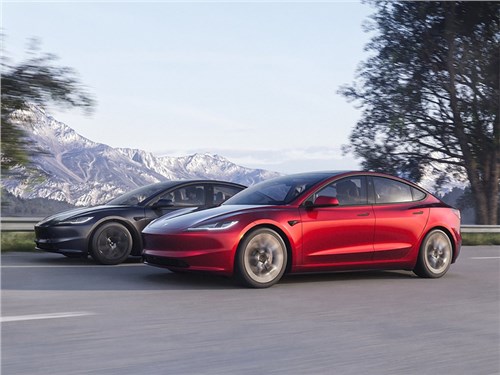 Стартовали продажи обновленной Tesla Model 3 в Северной Америке