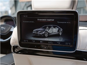 Mercedes-Maybach S 500 2015 монитор для пассажира