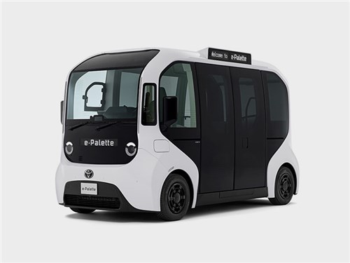 Toyota представила электрический шаттл e-Palette с салоном на 17 человек