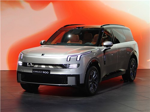 Шестиместный подключаемый гибрид SUV Lynk & Co 900 с адаптивной пневмоподвеской и тремя электромоторами развивает до 857 л.с.