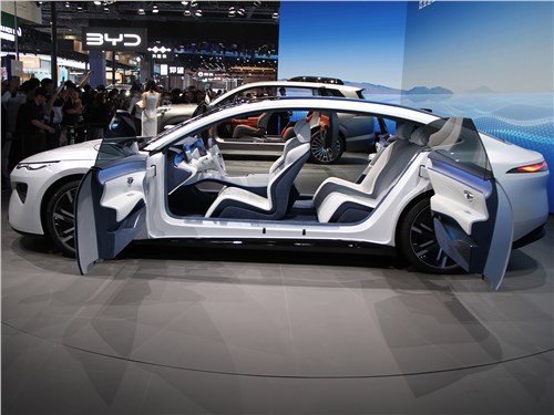 Концепт BYD Ocean-S с распашными дверями