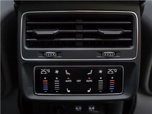 Audi Q8 2019 климатическая система для второго ряда