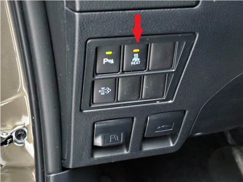 Toyota Hilux (2021) кнопки
