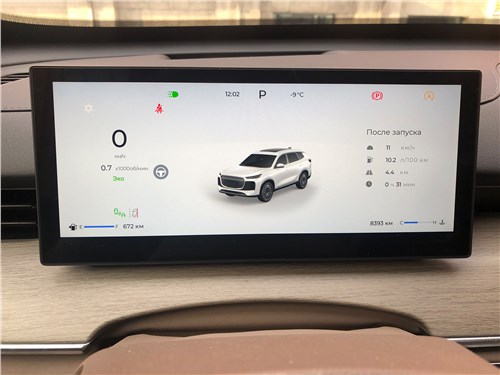 Предпросмотр tenet t8 (2025) приборная панель