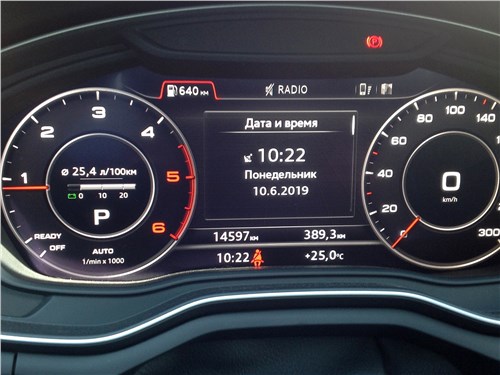 Audi A5 Coupe 2017 приборная панель