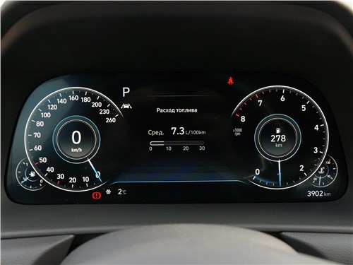 Hyundai Sonata 2020 приборная панель
