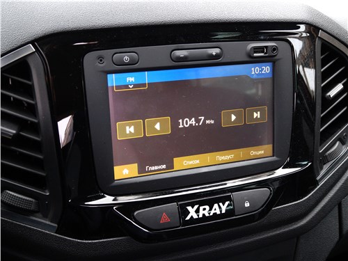 Lada XRay 2015 монитор