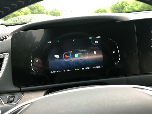 Предпросмотр evolute i-space (2024) приборная панель