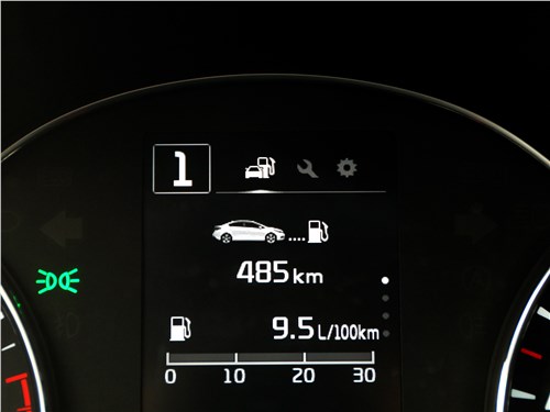 Kia Cerato 2016 приборная панель