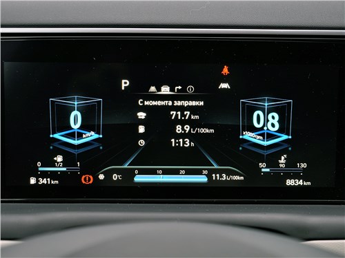 Hyundai Tucson (2021) приборная панель