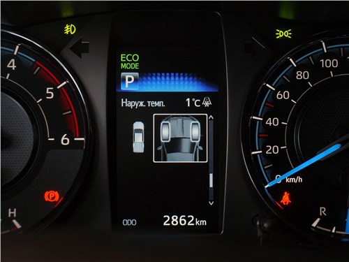 Toyota Hilux (2021) приборная панель