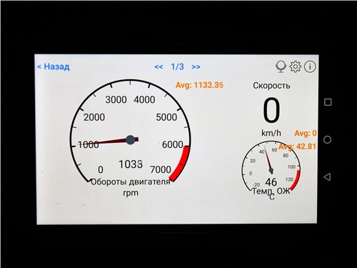 УАЗ 39099 «Экспедиция» (2018) экран смартфона