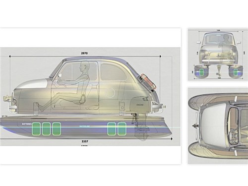 Fiat 500 превратили в катамаран