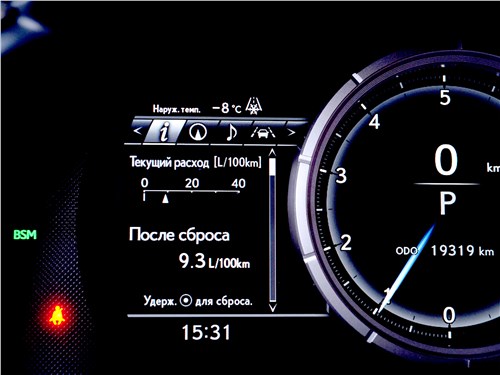 Lexus RX (2020) приборная панель