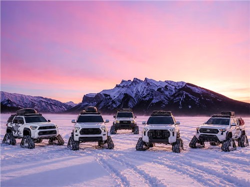 Toyota подготовила пять своих внедорожников для поездок по снегу