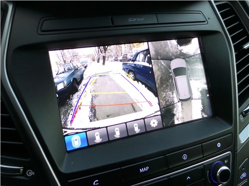 Hyundai Santa Fe 2015 монитор
