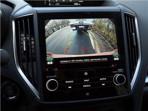 Subaru XV 2018 центральный дисплей