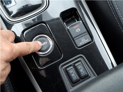Mitsubishi Outlander 2016 кнопка AWD