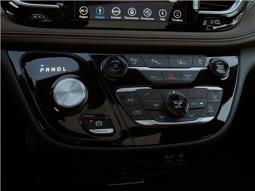 Chrysler Pacifica 2017 управления микроклиматом 