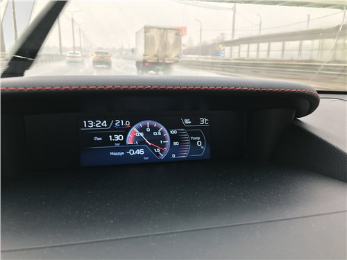 Subaru WRX Sport (2018) верхний монитор