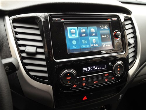 Fiat Fullback 2016 центральный дисплей