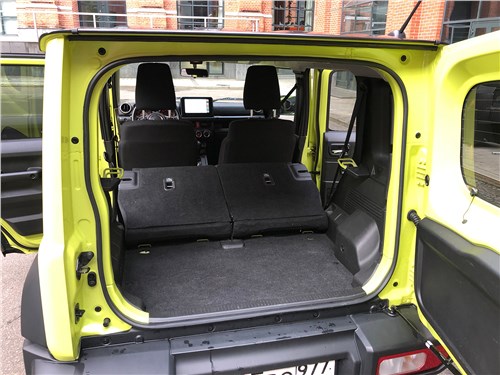 Предпросмотр suzuki jimny nomad (2024) багажное отделение