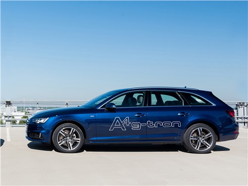 Audi A4 g-tron вид сбоку