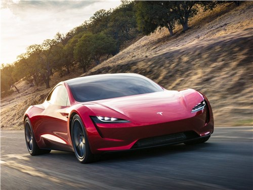 Tesla Rodster Concept 2020 вид спереди