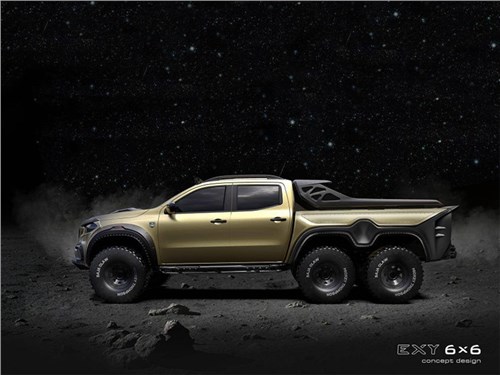 Мир пикапов пополнится трёхосным Mercedes-Benz X-Class